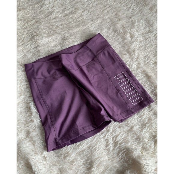Women’s active Shorts Size XL Puma attitude Chinise Violet-puma White - Picture 2 of 11
